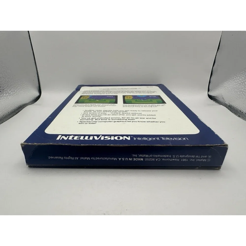 Star Strike Mattel Electronics Intellivision Game Cartridge Manual Inserts Box